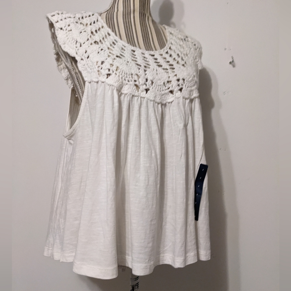 Lucky Brand crochet summer top nwt - Picture 5 of 16